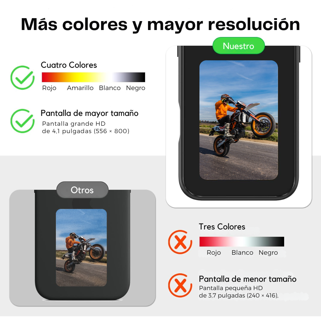 Funda con pantalla NFC para moteros