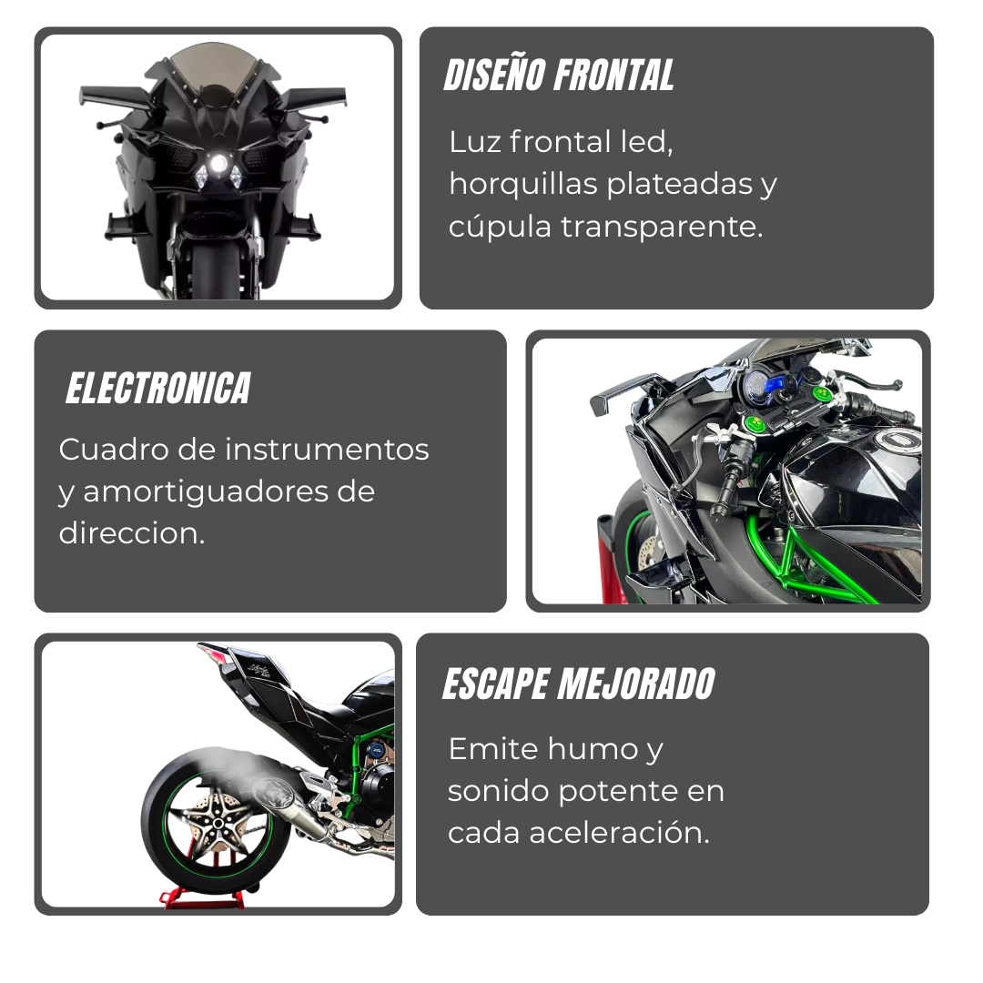 1:9 Kawasaki H2R Premium - Ashriders™