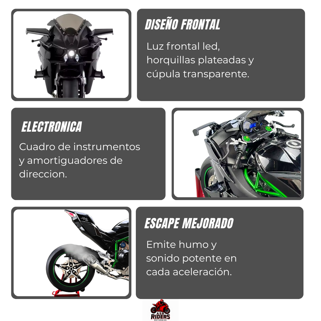 1:9 Kawasaki H2R Premium - Ashriders™